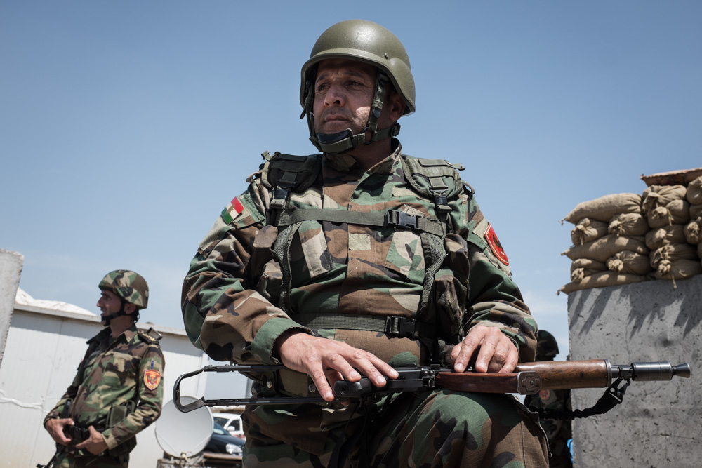 Peshmerga offensive during the liberation of the Turkmen village of Bashir, southern Kirkuk Province, April 30, 2016. (Photo: Kurdistan24/Alexandre Afonso)